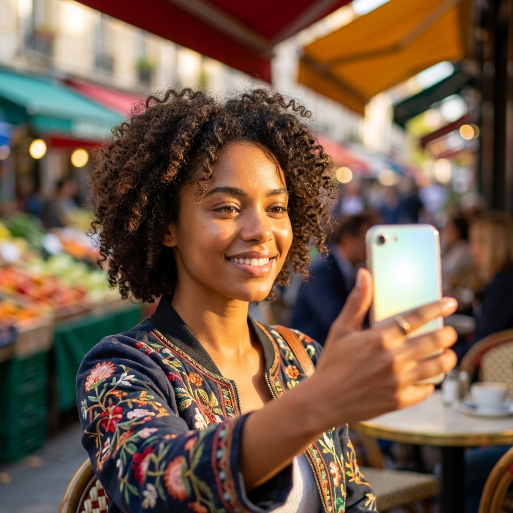 iPhone com Vision Config - qualidade profissional